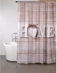 Sanilo Duschvorhang, Polyester, Home - braun