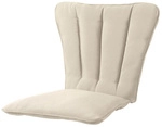 Cinas Stuhlauflage &raquo;Ellen&laquo;, LxB: 83 x 51 cm, sandfarben - beige