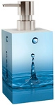 Sanilo Seifenspender &raquo;Tropfen&laquo;, 165 mm - 70 mm, Blau, Rechteckig