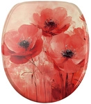 Sanilo WC-Sitz &raquo;Poppy&laquo;, mit Absenkautomatik Poppy, Rot, Oval