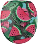 Sanilo WC-Sitz &raquo;Melone&laquo;, WC Sitz mit Absenkautomatik Melone, Gr&uuml;n, Oval -...
