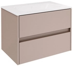 FACKELMANN Waschplatz-Set &raquo;Compact Line&laquo;, BxHxT: 710 x 515 x 465 mm, Kaschmir grau