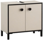 SCHILDMEYER Waschbeckenunterschrank &raquo;Edda&laquo;, BxH: 65,1 x 59,1 cm, cremebeige