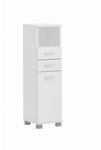 SCHILDMEYER Highboard &raquo;Palermo&laquo;, (BxHxT): 30,3 x 110,5 x 32,6 cm, mattwei&szlig; - weiss