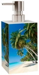 Sanilo Seifenspender &raquo;Karibik&laquo;, 165 mm - 70 mm, Blau, Rechteckig