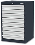 Simplaflex Schubladenschrank, BxHxT: 60 x 92 x 57,5 cm - grau
