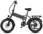 MAXTRON E-Bike Faltrad &raquo;Polaris&laquo;, 20 Zoll,Grau, 7G-KS, HM, Unisex - blau