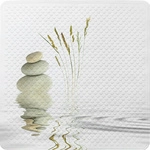 Sanilo Badematte &raquo;Balance&laquo;, 53 x 53 cm, Weiss, Quadratisch