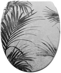 Sanilo WC-Sitz &raquo;Palmera&laquo;, mit Schnellverschluss Palmera, Grau, Oval