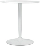 HOMCOM Esstisch, LxBxH: 70 x 70 x 75 cm - weiss