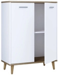 VCM Sideboard &raquo;Landos &laquo;, BxHxL: 60 x 81,4 x 28 cm, Holzwerkstoff - braun