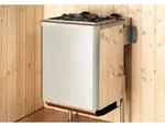 WEKA Saunaofen &raquo;Kompakt&laquo;, inkl. integrierter Steuerung, 9 kW - silberfarben