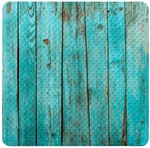 Sanilo Badematte &raquo;Lumber&laquo;, 53 x 53 cm, T&uuml;rkis, Quadratisch - tuerkis