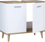 VCM Waschtischunterschrank, BxHxT: 59,9 x 56 x 28 cm - beige
