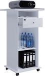 VCM Beamer-Stand &raquo;Neta&laquo;, BxH: 60 x 108 cm, Holzwerkstoff - weiss