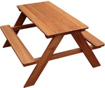 Sunny Kinderpicknicktisch, 4 Sitzpl&auml;tze, Holz/Hemlockholz - braun