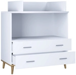 VCM Wickelkommode &raquo;Landos&laquo;, BxHxL: 80 x 93 x 49 cm - braun
