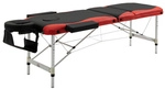 HOMCOM Massageliege, Aluminium, inkl. Auflagen, BxHxT: 215 x 84 x 60 cm - schwarz