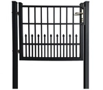 Einzeltor &raquo;Bremen&laquo;, Aluminium, BxH: 120 x 160 cm - schwarz