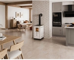 JUSTUS Holzherd &raquo;Linz 50&laquo;, wei&szlig;, 7 kW - weiss