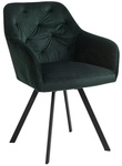 SalesFever Stuhl, H&ouml;he: 85 cm, tannengruen/schwarz