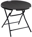 Outsunny Gartentisch, LxBxH: 80 x 80 x 73 cm - grau
