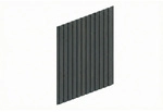 SKANHOLZ Carport-Seitenwand, 230 x 330 cm , schiefergrau, Holzart: Fichte