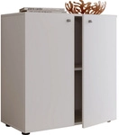 VCM Kommode &raquo;Vandol V1&laquo;, BxHxL: 39 x 74 x 70 cm, Holzwerkstoff - weiss
