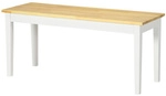 HOMCOM Sitzbank, f&uuml;r 2 Personen, LxBxH: 102 x 36 x 45 cm - bunt