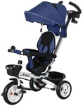 HOMCOM Dreirad, mit Schiebegriff, LxBxH: 112 x 50 x 104 cm - blau