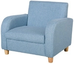 HOMCOM Kindersofa, LxBxH: 49 x 45 x 44,5 cm - blau