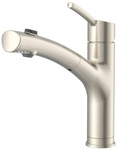 LENZ K&uuml;chenarmatur &raquo;NEXO&sup2;&laquo;, 3/8", Messing, nickel-mattfarben - silberfarben