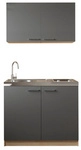 RESPEKTA Pantry-K&uuml;che &raquo;Merle&laquo;, BxHxT: 100 x 200 x 200 cm, grau