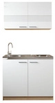 RESPEKTA Pantry-K&uuml;che &raquo;Merle&laquo;, BxHxT: 100 x 200 x 200 cm, wei&szlig; - weiss