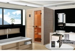 WEKA Massivholzsauna &raquo;VALIDA&laquo;, BxHxT: 139 cm x 203,5 cm x 139 cm - braun