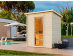PALMAKO Saunahaus, Cubic 2,6 m2, naturbelassen