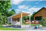 LASITA MAJA Sandkasten mit Stauraum und Sitzbank &raquo;Pippi 1&laquo;, LxB: 164 x 220 cm,