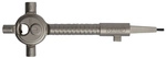 ABUS Bauschl&uuml;ssel aus Metall, 95 mm Breite, silberfarben