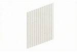 SKANHOLZ Carport-Seitenwand, 230 x 330 cm , wei&szlig;, Holzart: Fichte - weiss