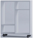 VCM Rollwagen &raquo;Dremala&laquo;, BxL: 60 x 65 cm - weiss
