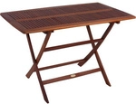 GARDEN PLEASURE Klapptisch &raquo;ORLANDO&laquo;, BxL: 70 x 120 cm, Eukalyptusholz - braun