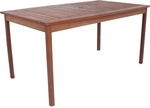 GARDEN PLEASURE Gartentisch &raquo;MADISON&laquo;, BxL: 90 x 150 cm, Eukalyptusholz - beige