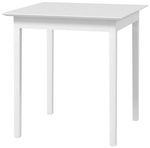 HOMCOM Esstisch, LxBxH: 75 x 75 x 76 cm - weiss