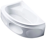 OTTOFOND Sch&uuml;rze &raquo;Salinas&laquo;, BxLxH: 3 x 202 x 50,5 cm - weiss