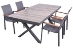 GARDEN PLEASURE Gartenm&ouml;belset &raquo;RANA&laquo;, 4 Sitzpl&auml;tze, max. Belastung: 110 kg -