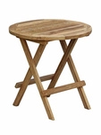 GARDEN PLEASURE Beistelltisch &raquo;MITAN&laquo;, BxL: 50 x 50 cm, Teakholz - beige