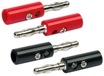 SCHWAIGER Bananenstecker, Mehrfarbig, Kunststoff, Audiokabel bis 4 mm - bunt