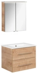 FACKELMANN Waschplatz-Set &raquo;B.PERFEKT&laquo;, 60cm SPS Asteiche - braun