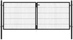 FLORAWORLD Doppeltor &raquo;Classic&laquo;, T&uuml;rma&szlig;e BxH: 300 x 100 cm - grau