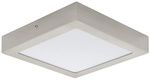 EGLO LED-Aufbauleuchte &raquo;FUEVA 1&laquo;, inkl. Leuchtmittel in warmwei&szlig; - silberfarben